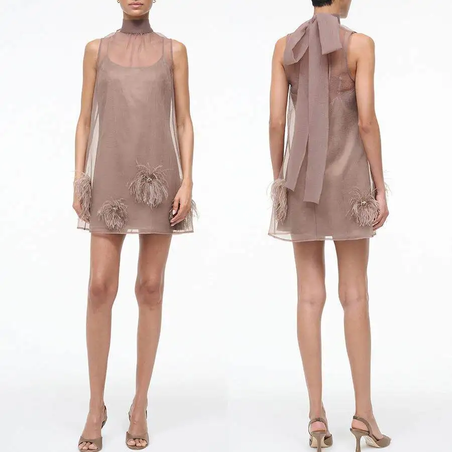 Cross-Border Spring Autumn New Style Belted Sleeveless Dress Casual Party Zipper Women's Dress Fashionable Trendy Style
Cross-Border Spring Autumn New Style Belted Sleeveless Dress Casual Party Zipper Women's Dress Fashionable Trendy Style
