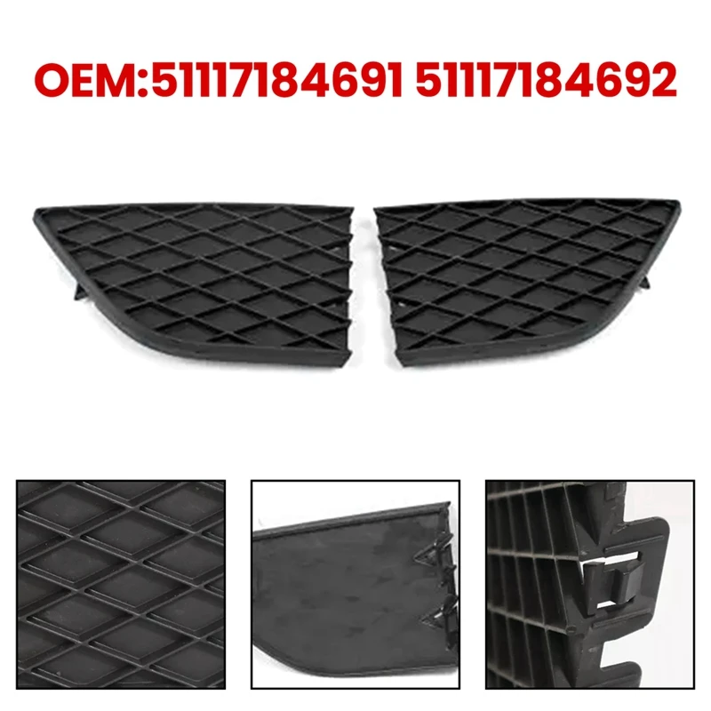 51117184691 51117184692 Car Front Bumper Grills Covers Pair For BMW 6-Series E63 E64 2007-2010 Facelift-N26R
51117184691 51117184692 Car Front Bumper Grills Covers Pair For BMW 6-Series E63 E64 2007-2010 Facelift-N26R