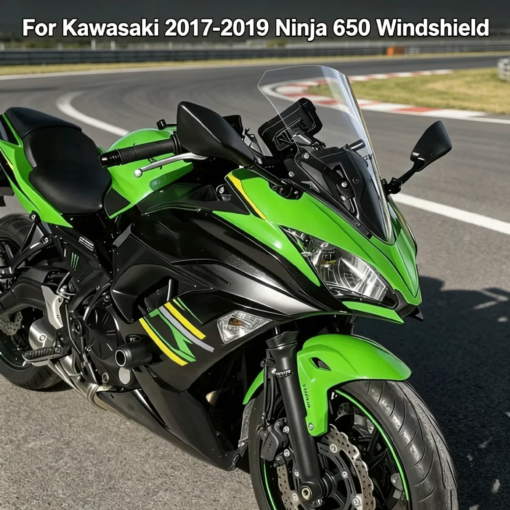 Для Kawasaki Ninja 650 2017 2018 2019: Утолщенное ветровое стекло высокой четкости, прочный дефлектор от солнца и дождя для мотоцикла
Для Kawasaki Ninja 650 2017 2018 2019: Утолщенное ветровое стекло высокой четкости, прочный дефлектор от солнца и дождя для мотоцикла