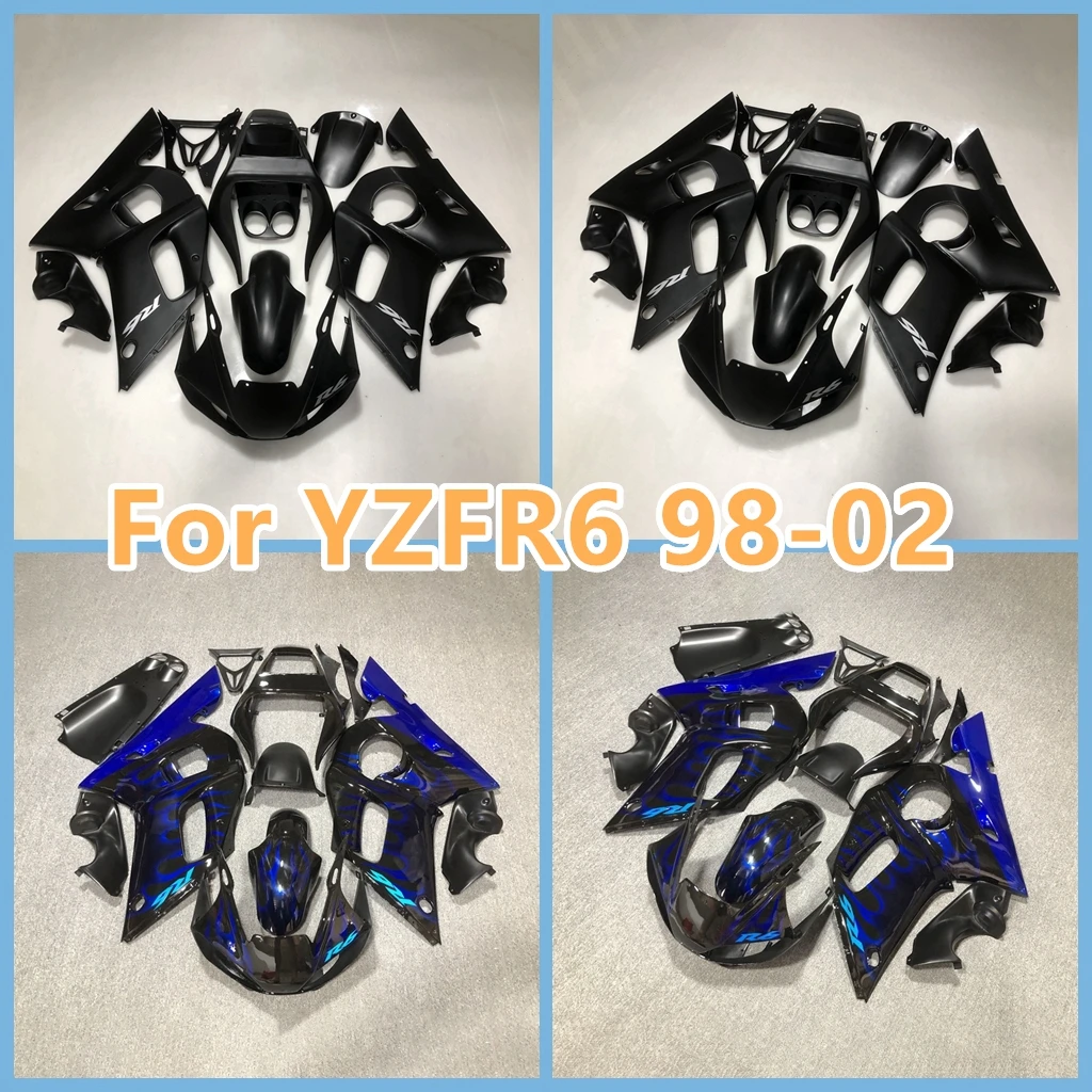 YZFR6 98 99 00 01 02 Motorcycle Fairings for Yamaha YZF R6 1998 1999 2000 2001 2002 Road Racing Body Repair Parts
YZFR6 98 99 00 01 02 Motorcycle Fairings for Yamaha YZF R6 1998 1999 2000 2001 2002 Road Racing Body Repair Parts