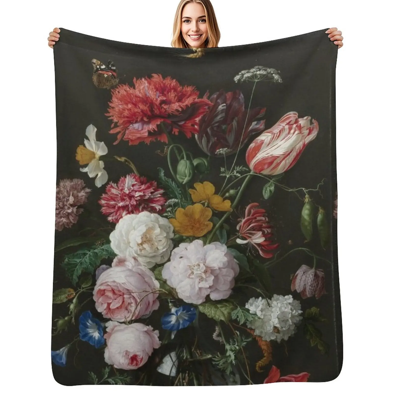 Jan Davidsz. De Heem - Still Life With Flowers In A Glass Vase, 1683 Throw Blanket cosplay anime Softest Hairy Blankets
Jan Davidsz. De Heem - Still Life With Flowers In A Glass Vase, 1683 Throw Blanket cosplay anime Softest Hairy Blankets