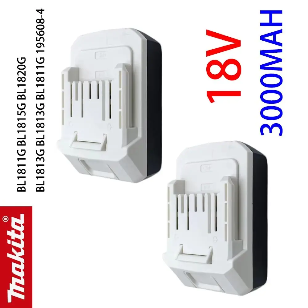 Аккумулятор Makita BL1813G 3000 мАч Li-ion 18В для электроинструментов (совместим с BL1811G, BL1815G, BL1820G, BL1813G, 195608-4)
Аккумулятор Makita BL1813G 3000 мАч Li-ion 18В для электроинструментов (совместим с BL1811G, BL1815G, BL1820G, BL1813G, 195608-4)