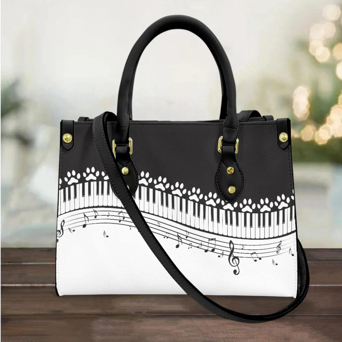 Creative Piano Note Print Messenger Bag Cute Dog Paw Design PU Leather Shoulder Cross Body Bags New Popular Small Handbags Gift
Creative Piano Note Print Messenger Bag Cute Dog Paw Design PU Leather Shoulder Cross Body Bags New Popular Small Handbags Gift