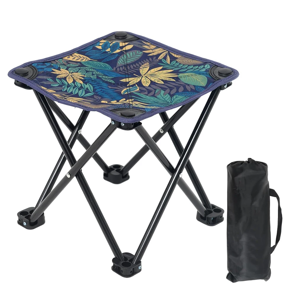 Camping Stool, Folding Small Chair Portable Camp Stool for Fishing Hiking Gardening and Beach, Camping Seat with Carry bag
Camping Stool, Folding Small Chair Portable Camp Stool for Fishing Hiking Gardening and Beach, Camping Seat with Carry bag