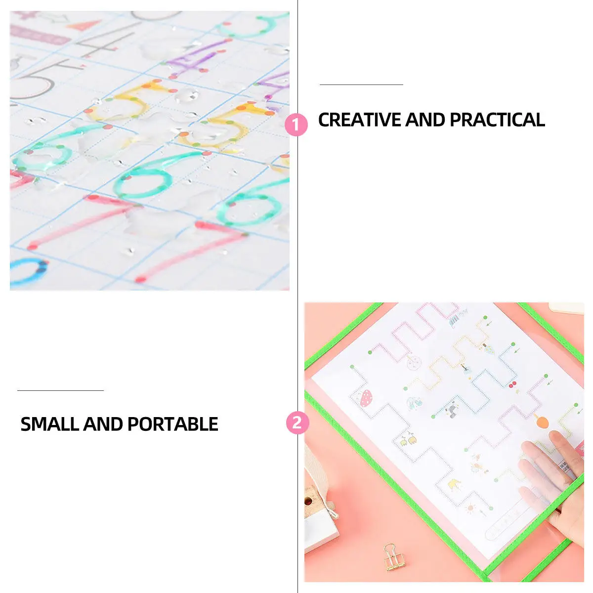 Dry Erase File Pockets Transparent Pet Reusable Document Pouches for Waterproof Sturdy Corner Grommet Design
Dry Erase File Pockets Transparent Pet Reusable Document Pouches for Waterproof Sturdy Corner Grommet Design