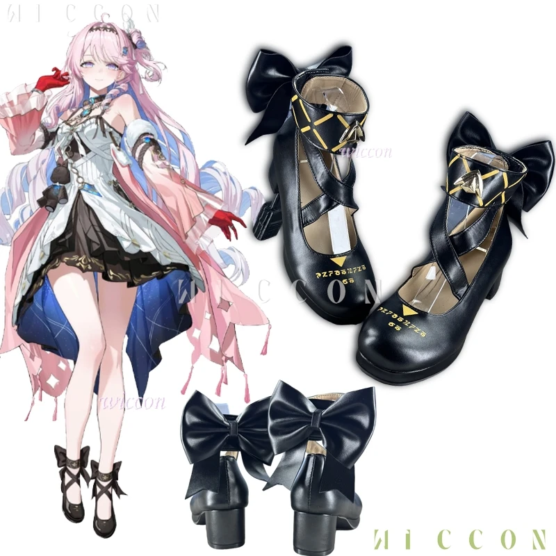 Wuthering Waves Denia Cosplay Shoes Cute Lolita Black High Heel Anime Game Hallowen Dress Up Women Shoes Bowtie Fancy Style
Wuthering Waves Denia Cosplay Shoes Cute Lolita Black High Heel Anime Game Hallowen Dress Up Women Shoes Bowtie Fancy Style