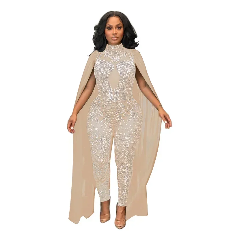 GUWU Women Split Big Clock Long Sleeve Rhinestones Jumpsuit Sexy Sheer Hollow Out Night Party Evening Sparkly Jumpsuit Overalls
GUWU Women Split Big Clock Long Sleeve Rhinestones Jumpsuit Sexy Sheer Hollow Out Night Party Evening Sparkly Jumpsuit Overalls
