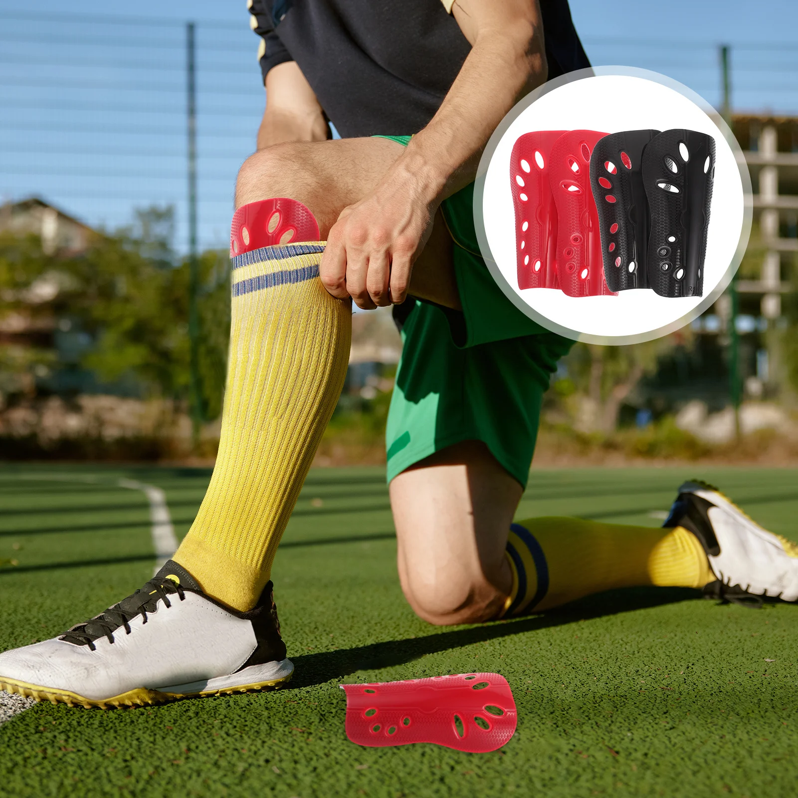 4Pcs Soccer Shin Guards Breathable Lightweight Protective Calf Gear for Adults Youth Football Players Shin Guard Sleeves
4Pcs Soccer Shin Guards Breathable Lightweight Protective Calf Gear for Adults Youth Football Players Shin Guard Sleeves