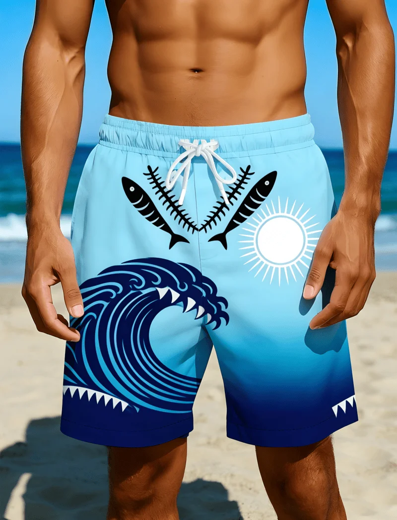 Men's Casual Ethnic Tribal Print Beach Shorts - Aztec Maori African Dreamcatcher Print Casual Shorts For Summer Vacation
Men's Casual Ethnic Tribal Print Beach Shorts - Aztec Maori African Dreamcatcher Print Casual Shorts For Summer Vacation