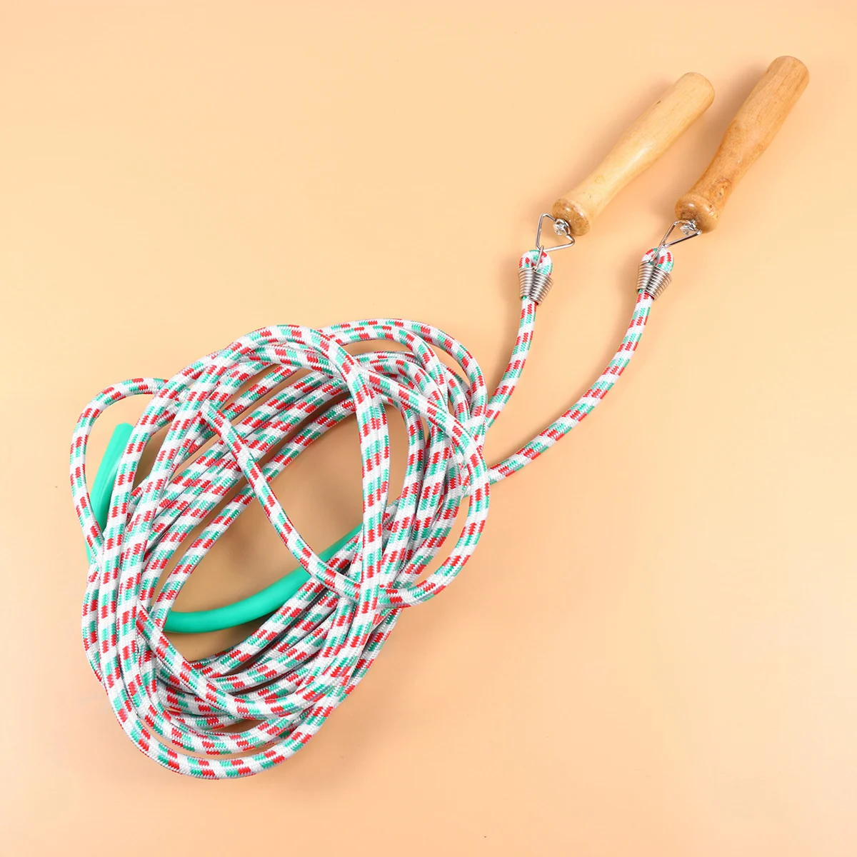 1pc 7M Wooden Handle Jump Rope Lightweight Durable Portable Fitness Exercise For Beginner Sports Training Fun Kids Gift Random
1pc 7M Wooden Handle Jump Rope Lightweight Durable Portable Fitness Exercise For Beginner Sports Training Fun Kids Gift Random