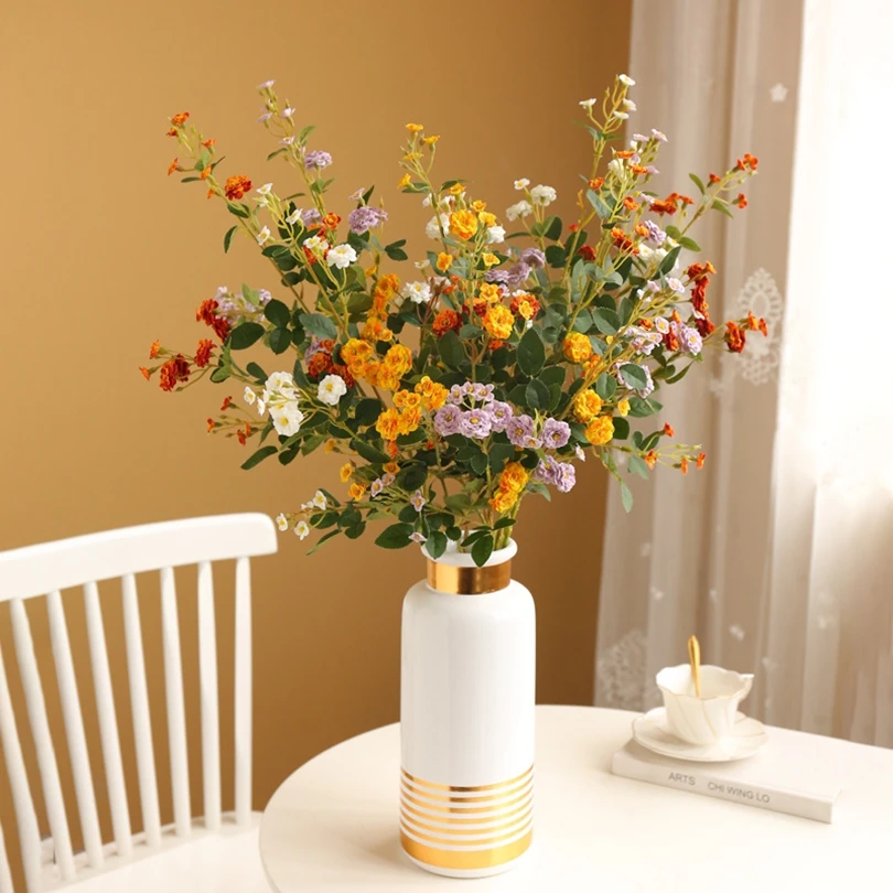 10Pcs Artificial Flowers Long Shoot Rose Bouquets Home Room Decor Photograph Vase Filler Garden DIY Gift Wedding Bridal Bouquets 
10Pcs Artificial Flowers Long Shoot Rose Bouquets Home Room Decor Photograph Vase Filler Garden DIY Gift Wedding Bridal Bouquets