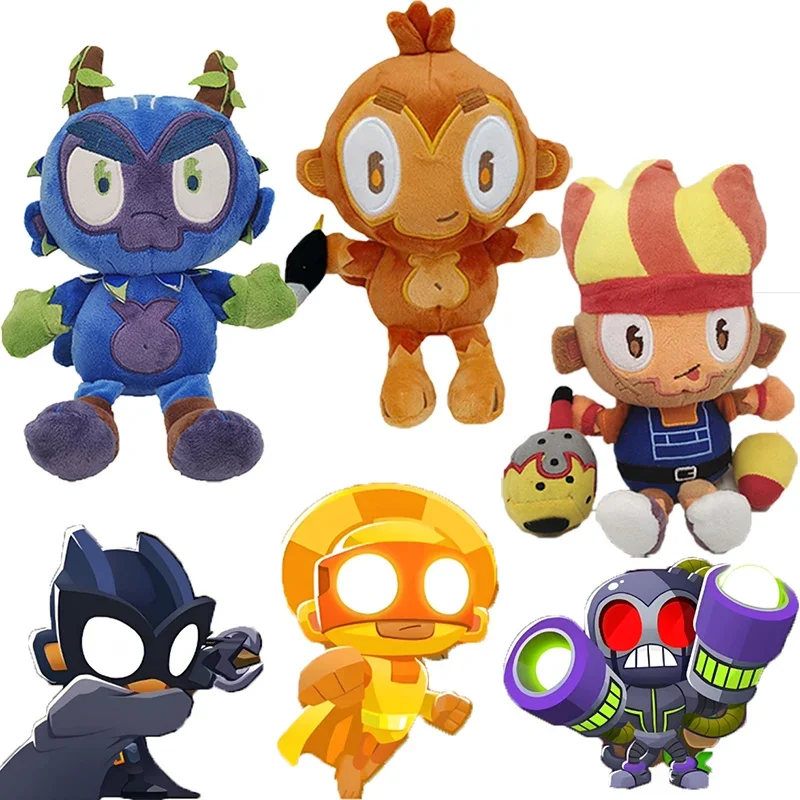 Game Bloons TD 6 Plush Toy Cartoon Tower Defense Dart Monkey Plushie Figure Gwendolin Obyn Greenfoot Stuffed Doll Christmas Gift
Game Bloons TD 6 Plush Toy Cartoon Tower Defense Dart Monkey Plushie Figure Gwendolin Obyn Greenfoot Stuffed Doll Christmas Gift