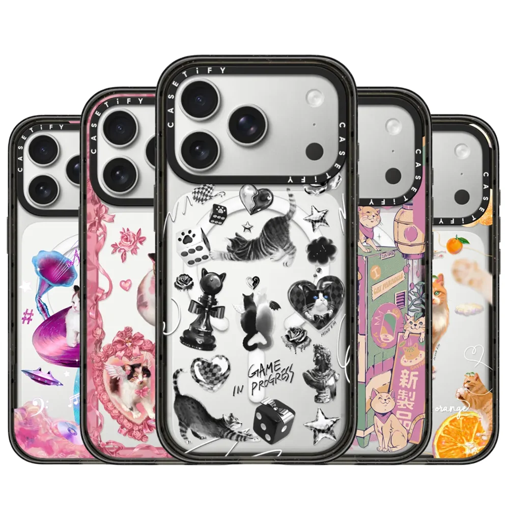 CASETiFY Lin Cat Series Black Cat Graffiti Magnetic Drop-proof Case for iPhone 13 14 15 16 17 Pro Max Air Plus Protect Cover
CASETiFY Lin Cat Series Black Cat Graffiti Magnetic Drop-proof Case for iPhone 13 14 15 16 17 Pro Max Air Plus Protect Cover