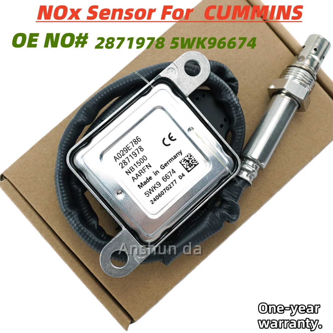 5WK96674 2871978 Nitrogen Oxide Sensor Auto Parts Nox Sensor 12V For CUMMINS 5WK 96674
5WK96674 2871978 Nitrogen Oxide Sensor Auto Parts Nox Sensor 12V For CUMMINS 5WK 96674