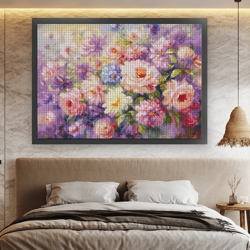 Full Embroidery Egyptian Cotton Thread 14CT Printed Flowers Cross Stitch126x97cm
Full Embroidery Egyptian Cotton Thread 14CT Printed Flowers Cross Stitch126x97cm