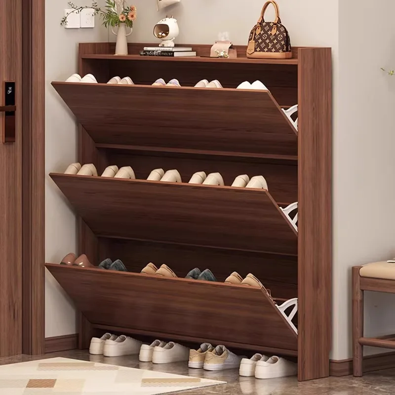 Tipping bucket shoe cabinet household door porch storage cabinet integrated extremely narrow multi-layer shoe rack
Tipping bucket shoe cabinet household door porch storage cabinet integrated extremely narrow multi-layer shoe rack
