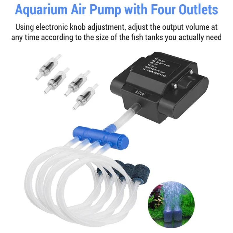 ABJI-Aquarium Pump Aquarium Breeding Air Pump For Aquariums Fish Tanks Hydroponic EU Plug
ABJI-Aquarium Pump Aquarium Breeding Air Pump For Aquariums Fish Tanks Hydroponic EU Plug