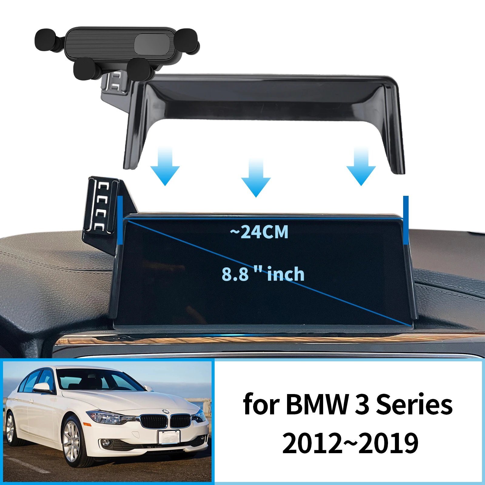 Car Mobile Phone Holder for BMW 3 Series 2012~2019 (8.8in) GPS Bracket Navigation Stand Auto Accessories
Car Mobile Phone Holder for BMW 3 Series 2012~2019 (8.8in) GPS Bracket Navigation Stand Auto Accessories