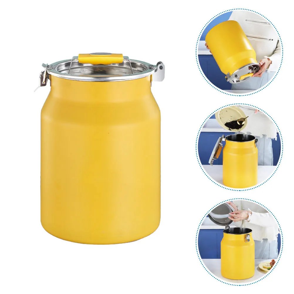 Stainless Steel Rice Bucket 10L Sealed Storage Container for Kitchen Home Use Multi-Functional Grain Flour Cereals Holder
Stainless Steel Rice Bucket 10L Sealed Storage Container for Kitchen Home Use Multi-Functional Grain Flour Cereals Holder