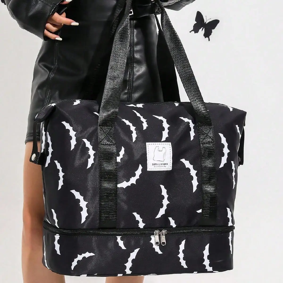 Bat pattern niche creative design can be used for travel dry and wet separation travel bag personalized gym bag
Bat pattern niche creative design can be used for travel dry and wet separation travel bag personalized gym bag