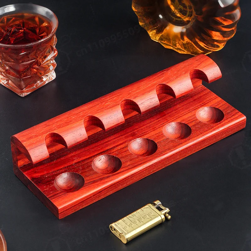 Padauk Wood Pipe Stand, Portable Solid Wood Pipe Display Holder & Storage Accessory
Padauk Wood Pipe Stand, Portable Solid Wood Pipe Display Holder & Storage Accessory