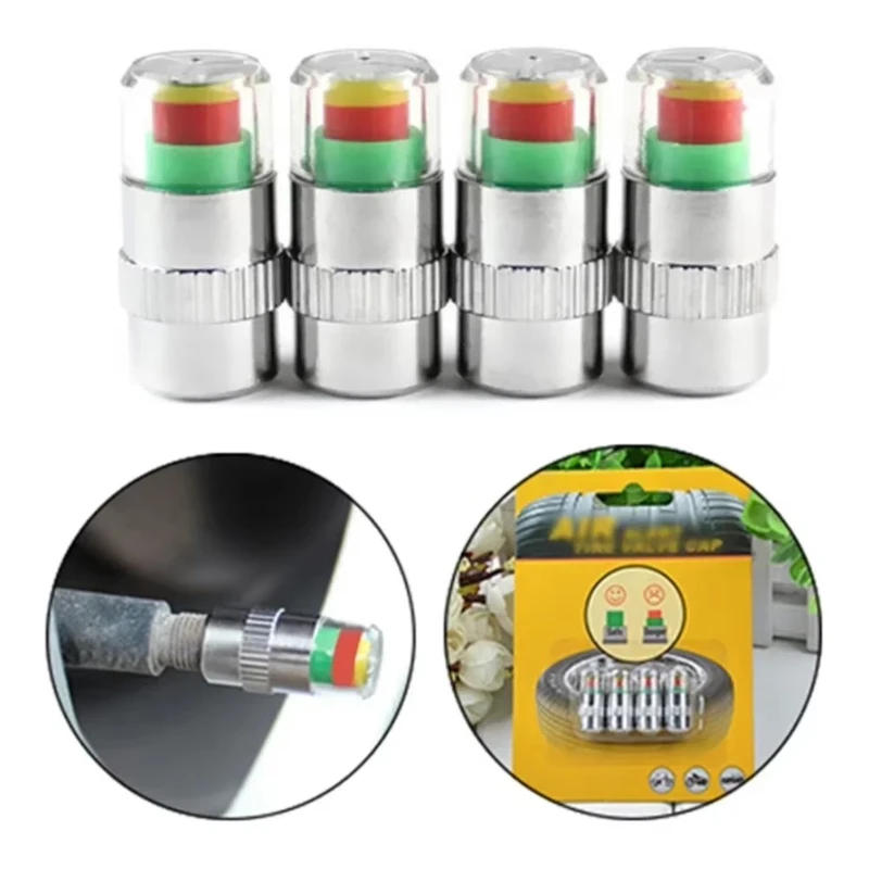 4/24pcs Motorcycle Car Tire Pressure Monitor Valve Cap Sensor Indicator Eye Alert Auto Tire Pressure Inspection Tool Tire Valve
4/24pcs Motorcycle Car Tire Pressure Monitor Valve Cap Sensor Indicator Eye Alert Auto Tire Pressure Inspection Tool Tire Valve