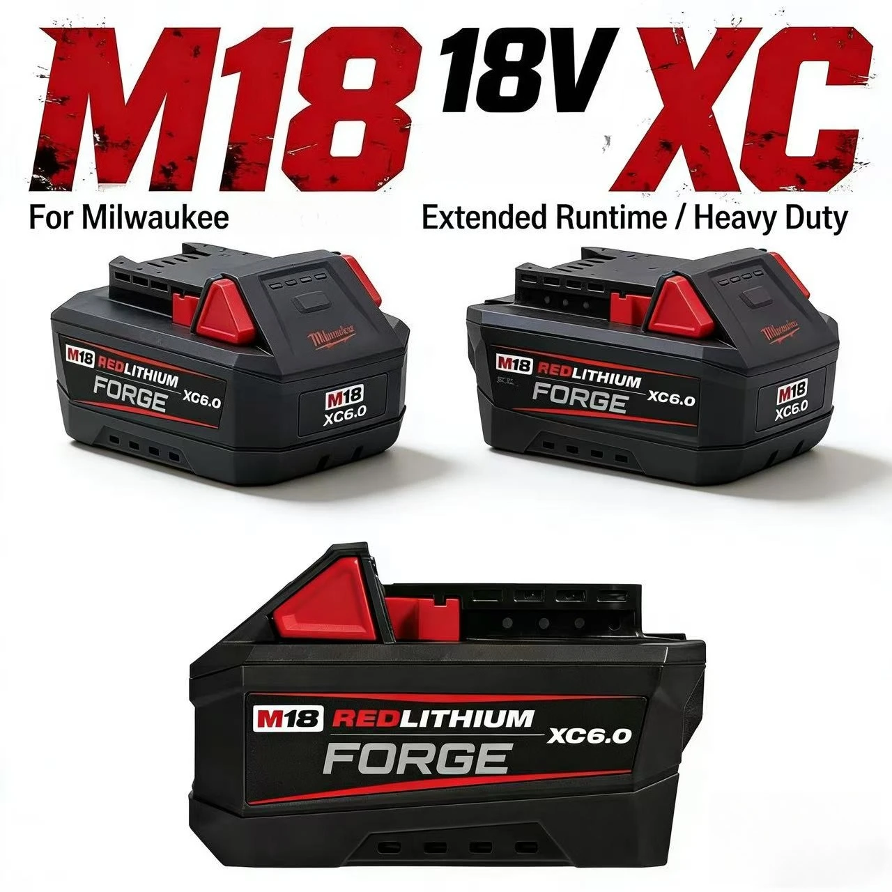 Original Milwaukee High Capacity Lithium Battery, for Milwaukee M18 Cordless Tools Long Runtime Heavy Duty Worksite Use
Original Milwaukee High Capacity Lithium Battery, for Milwaukee M18 Cordless Tools Long Runtime Heavy Duty Worksite Use