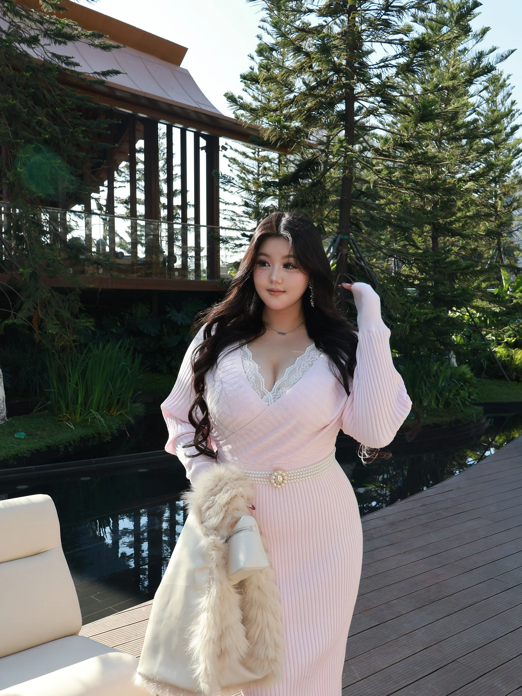 Boolibyoo Seoul Lovers plus Size Pure Desire Two-Way Wrap Core Yarn V-Ne Waist-Cinched Slim Fit Bodycon Dr
Boolibyoo Seoul Lovers plus Size Pure Desire Two-Way Wrap Core Yarn V-Ne Waist-Cinched Slim Fit Bodycon Dr