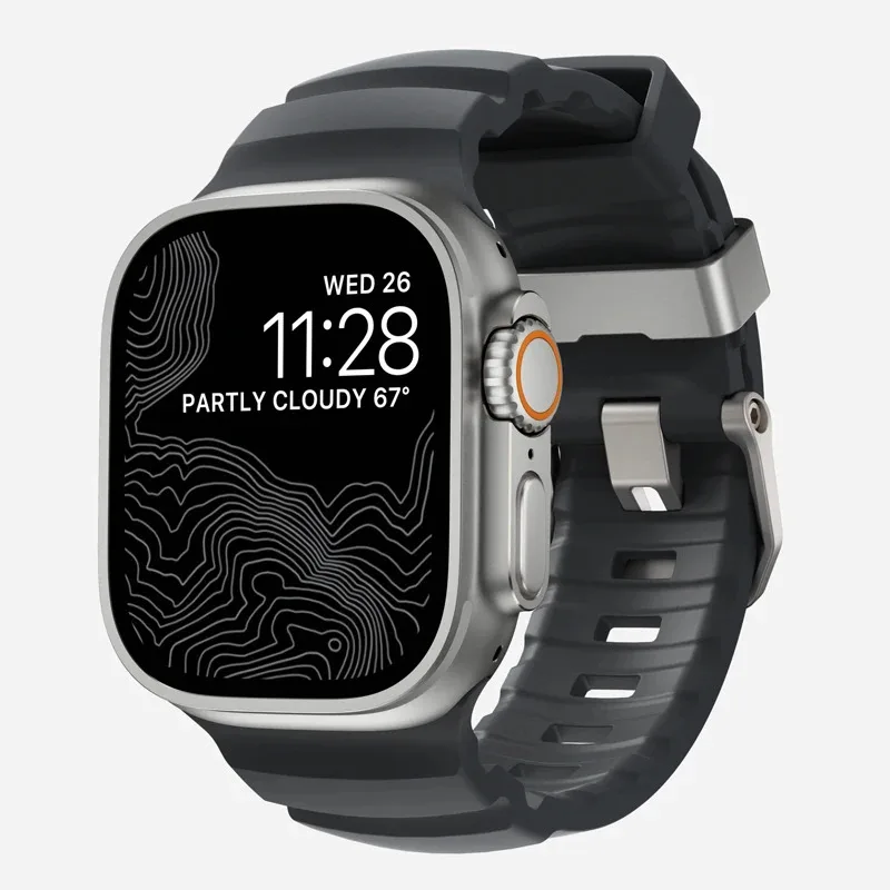 Sport Band For Apple Watch Ultra 2 10 9 8 7 6 SE 5 Silicone Titanium Breathable Bracelet Strap For iWatch 42mm 44 45mm 46mm 49mm
Sport Band For Apple Watch Ultra 2 10 9 8 7 6 SE 5 Silicone Titanium Breathable Bracelet Strap For iWatch 42mm 44 45mm 46mm 49mm