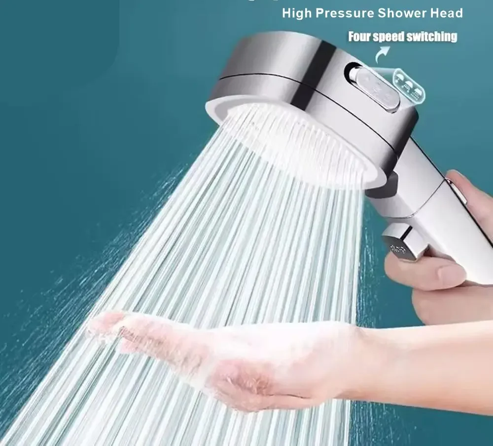 New High Pressure Shower Head Water Saving 3-Modes Shower Heads Adjustable Water Massage Sprayer Home Bathroom Accessories Bath
New High Pressure Shower Head Water Saving 3-Modes Shower Heads Adjustable Water Massage Sprayer Home Bathroom Accessories Bath