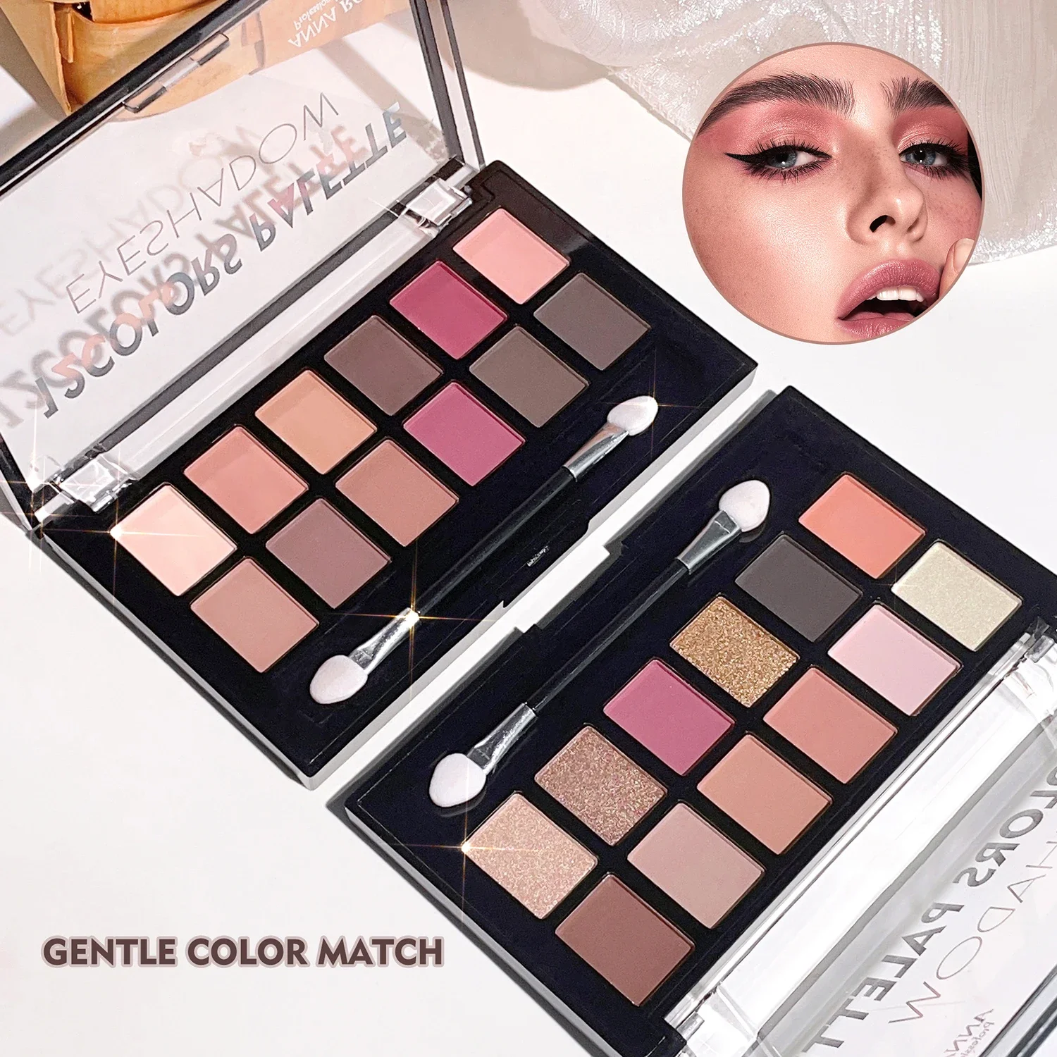 12-color eyeshadow palette large pan multi-color European and American style ins shimmer mashed potato matte eyeshadow palette
12-color eyeshadow palette large pan multi-color European and American style ins shimmer mashed potato matte eyeshadow palette