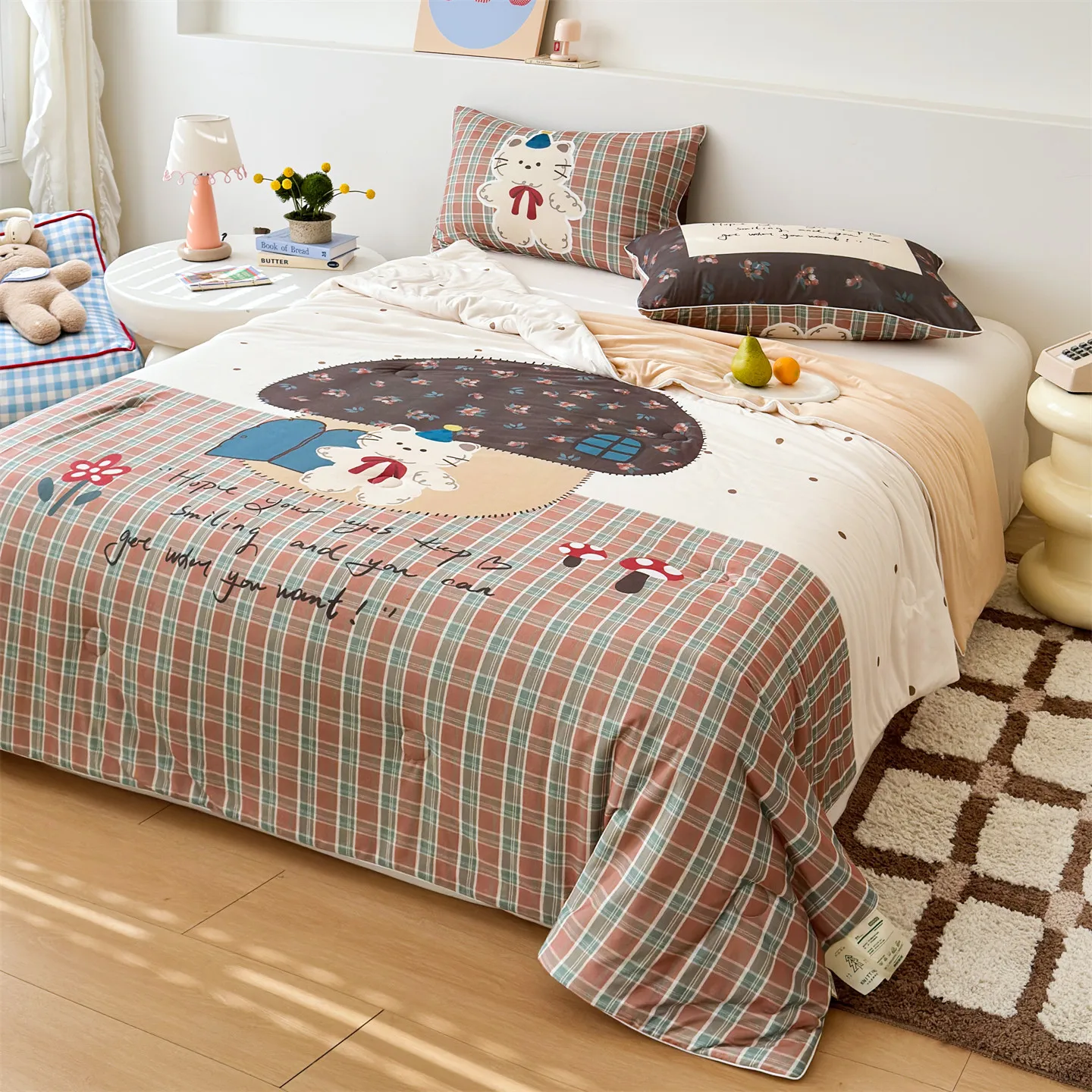 1pc Cartoon Comforter Skin-friendly Duvet Single/Queen Size Summer Quilts Soft Air Conditioning Blanket 여름이불 (No Pillowcase)
1pc Cartoon Comforter Skin-friendly Duvet Single/Queen Size Summer Quilts Soft Air Conditioning Blanket 여름이불 (No Pillowcase)