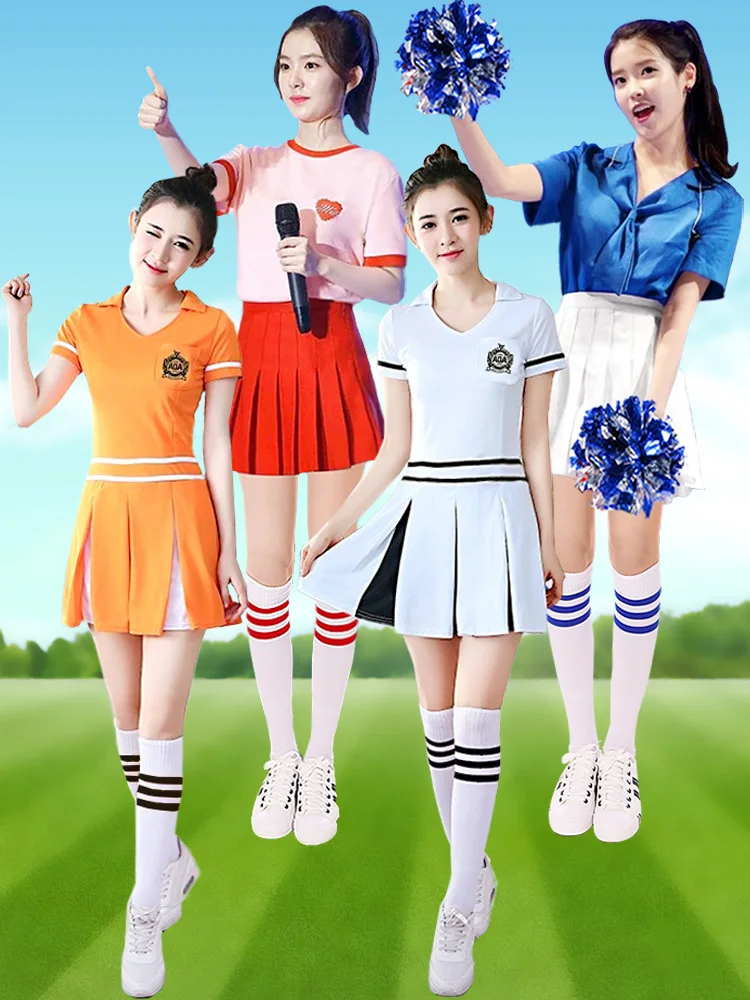 Женский костюм для фитнеса и соревнований, для квадратных танцев, для футбольных болельщиц, для выступлений на сцене, из полиэстера
Женский костюм для фитнеса и соревнований, для квадратных танцев, для футбольных болельщиц, для выступлений на сцене, из полиэстера