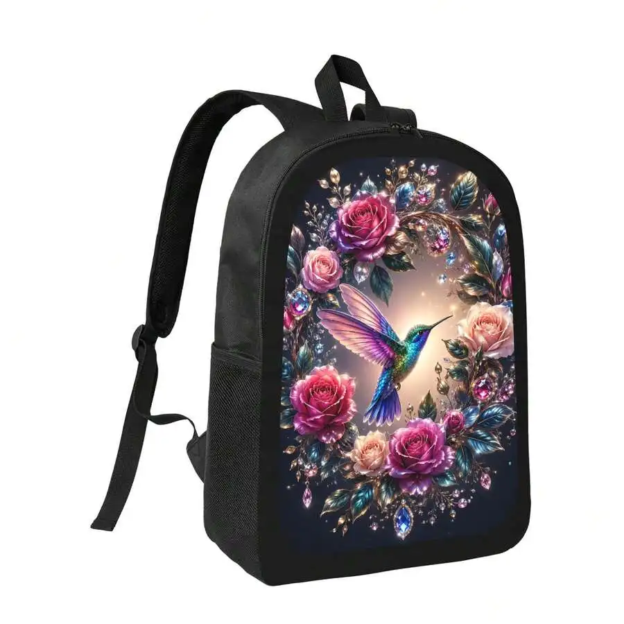 Rose Hummingbird Print Backpack Stylish Casual Lightweight Daypack For Men Women
Rose Hummingbird Print Backpack Stylish Casual Lightweight Daypack For Men Women