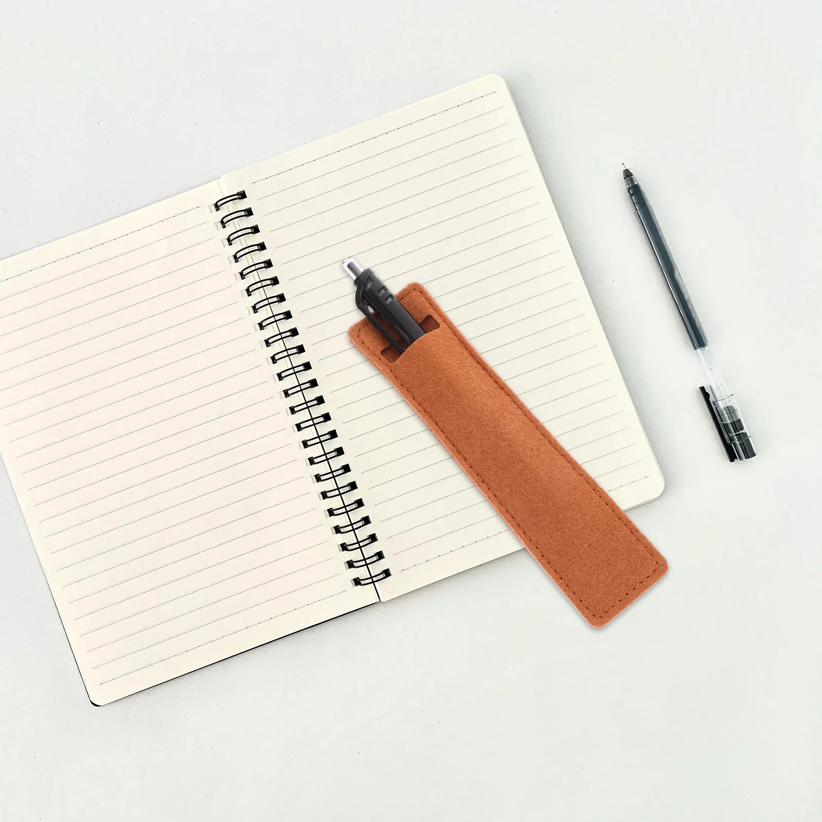 8Pcs Felt Pencil Pouch Simple Appearance Pen Holder for Notebook and Planner Felt Pencil Case Fountain Pen Case
8Pcs Felt Pencil Pouch Simple Appearance Pen Holder for Notebook and Planner Felt Pencil Case Fountain Pen Case