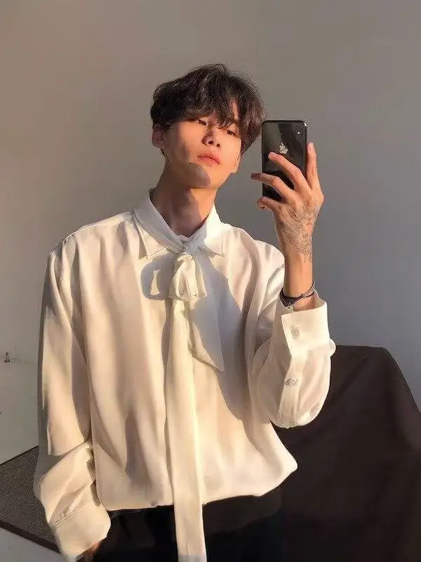 Hairst Men's Long Sve irt Korean Sle Trendy Netie Casual Breathable Polyester Spring Summer Top
Hairst Men's Long Sve irt Korean Sle Trendy Netie Casual Breathable Polyester Spring Summer Top