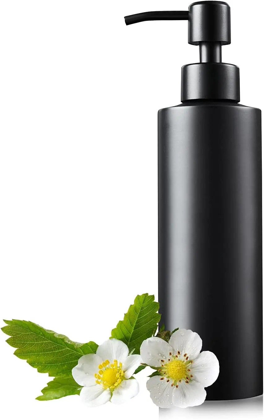 Matte Black Soap Dispenser with Funnel and Non-Slip Coaster, 304 Stainless Steel Pump for Bathroom and Kitchen, 12oz/350ml
Matte Black Soap Dispenser with Funnel and Non-Slip Coaster, 304 Stainless Steel Pump for Bathroom and Kitchen, 12oz/350ml