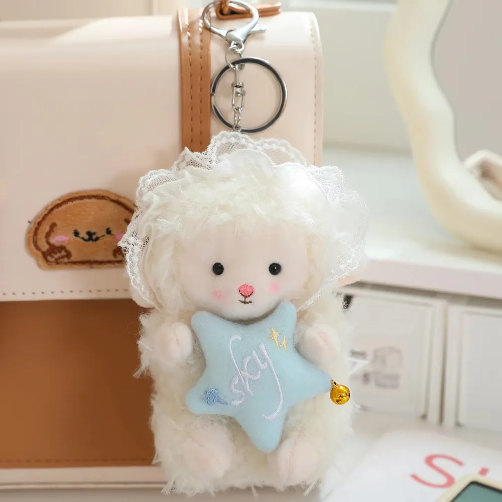 Lovely Cute Lamb Keychain Kawaii PP Cotton Little Lamb Pendant Soft Hanging Fluffy Sheep Keyring Bag Charm
Lovely Cute Lamb Keychain Kawaii PP Cotton Little Lamb Pendant Soft Hanging Fluffy Sheep Keyring Bag Charm