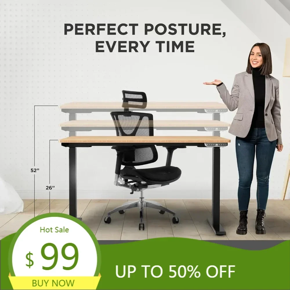 "электрический бамбуковый стол с регулировкой по высоте, диапазон 24-49 дюйма, двойной двигатель, большая рабочая станция 60х30 дюймов"
"электрический бамбуковый стол с регулировкой по высоте, диапазон 24-49 дюйма, двойной двигатель, большая рабочая станция 60х30 дюймов"