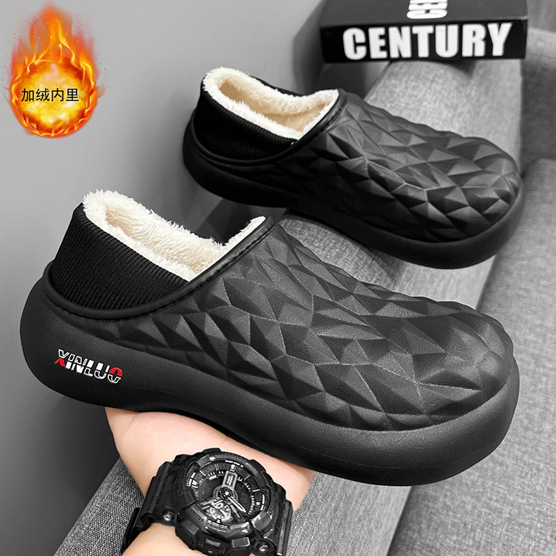 Slippers Soft and Comfortable Slippers Indoor House Shoes for Men Add Velvet Unisex Non-Slip Wear-resistant Indoor and Outdoor
Slippers Soft and Comfortable Slippers Indoor House Shoes for Men Add Velvet Unisex Non-Slip Wear-resistant Indoor and Outdoor