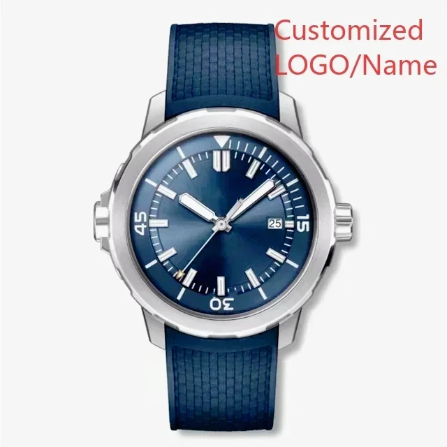 2026 New Arrival Men Automatic Mechanical Sport Watch Solid Stainless Steel Case Vibrant Blue Dial Flexible Black Blue Rubber
2026 New Arrival Men Automatic Mechanical Sport Watch Solid Stainless Steel Case Vibrant Blue Dial Flexible Black Blue Rubber