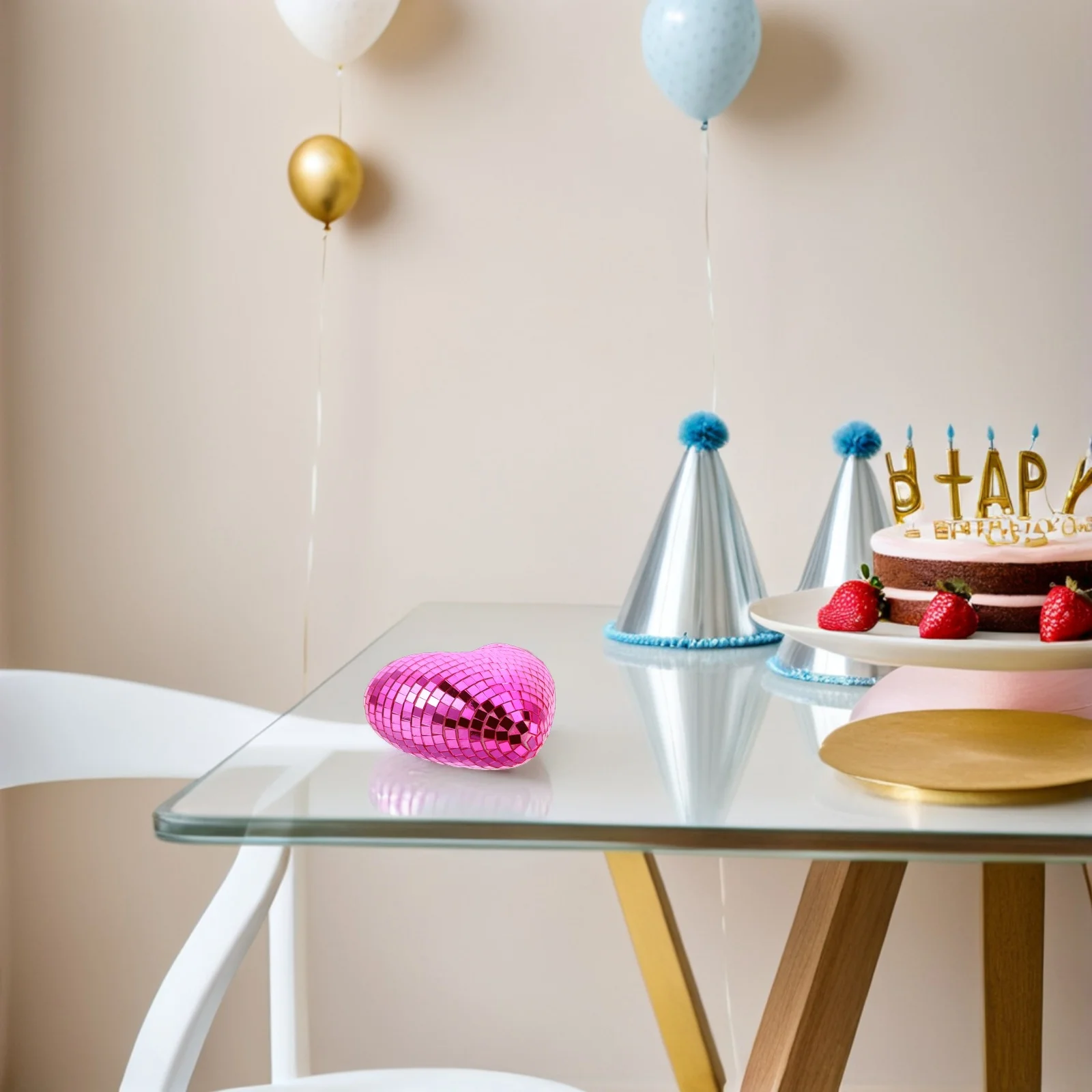 Pink Heart Mirror Disco Ball Hanging Wedding Party Ornament Ceiling Walls Reflective Glass Pendant 70s 80s Retro Valentine Disco
Pink Heart Mirror Disco Ball Hanging Wedding Party Ornament Ceiling Walls Reflective Glass Pendant 70s 80s Retro Valentine Disco