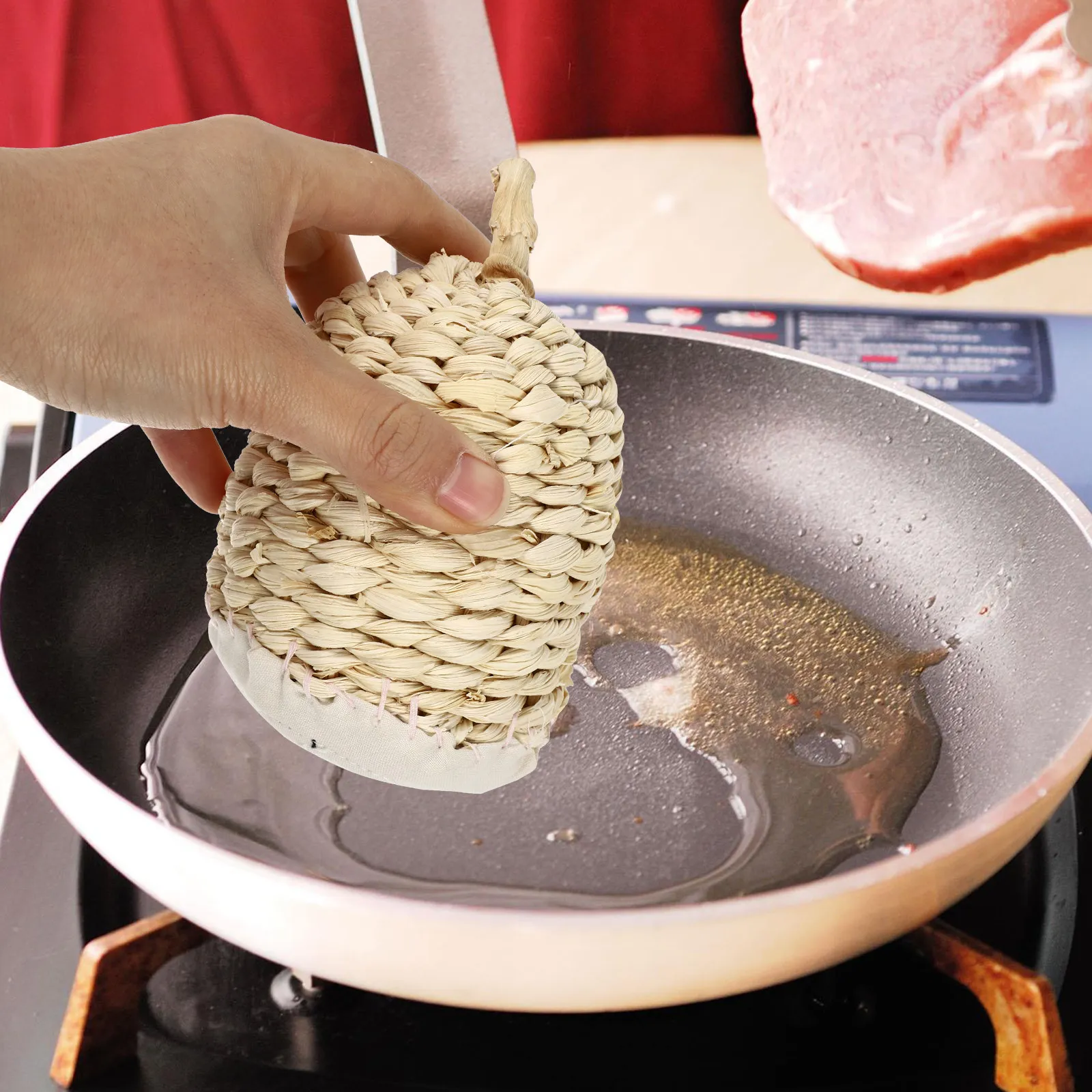 1pcs Oil Applicator Pancake Making Tool Silicone Basting Brush Non-Stick Kitchen Gadget For Baking Cooking Spreading Oil
1pcs Oil Applicator Pancake Making Tool Silicone Basting Brush Non-Stick Kitchen Gadget For Baking Cooking Spreading Oil