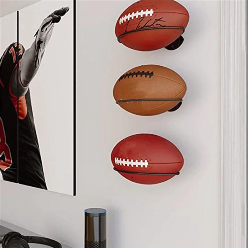 Y49A-2 Packs Football Holders , Wall Mount Football Holder Football Display Stand, Football Room Decoration
Y49A-2 Packs Football Holders , Wall Mount Football Holder Football Display Stand, Football Room Decoration