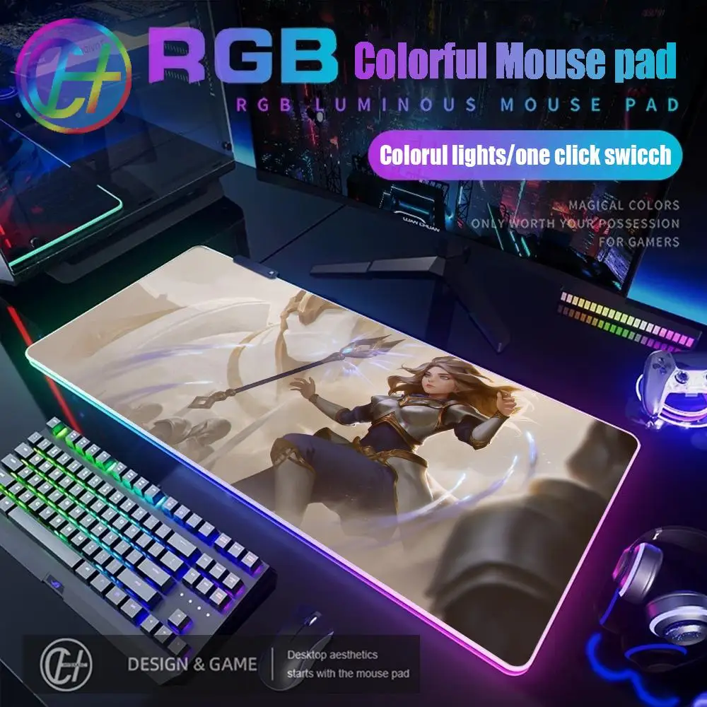 Коврик для мыши League of Legends Lux RGB Gaming Mouse Pad Настольный коврик HD Gamer Большой светодиодный светильник XXL Коврики для мыши ПК Компьютерный ковер
Коврик для мыши League of Legends Lux RGB Gaming Mouse Pad Настольный коврик HD Gamer Большой светодиодный светильник XXL Коврики для мыши ПК Компьютерный ковер