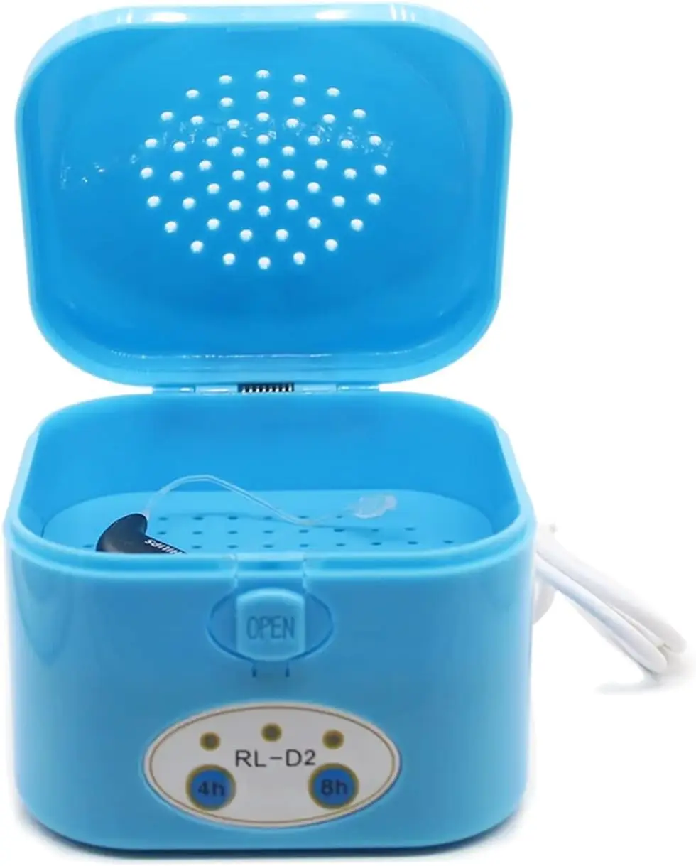 Hearing Aid Dryer for Rechargeable Hearing Aid,Hearing Aid Dryer Dehumidifier, Electronic Partner Constant Temperature
Hearing Aid Dryer for Rechargeable Hearing Aid,Hearing Aid Dryer Dehumidifier, Electronic Partner Constant Temperature