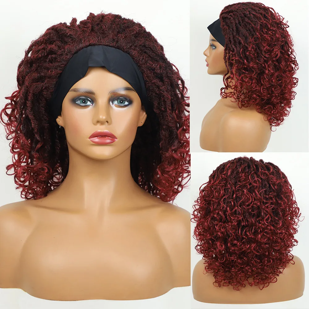 Burgundy Ombre Curly Wig for Black Women Heat Resistant Human Hair with Ice Silk Headband Synthetic Fiber Daily Use
Burgundy Ombre Curly Wig for Black Women Heat Resistant Human Hair with Ice Silk Headband Synthetic Fiber Daily Use
