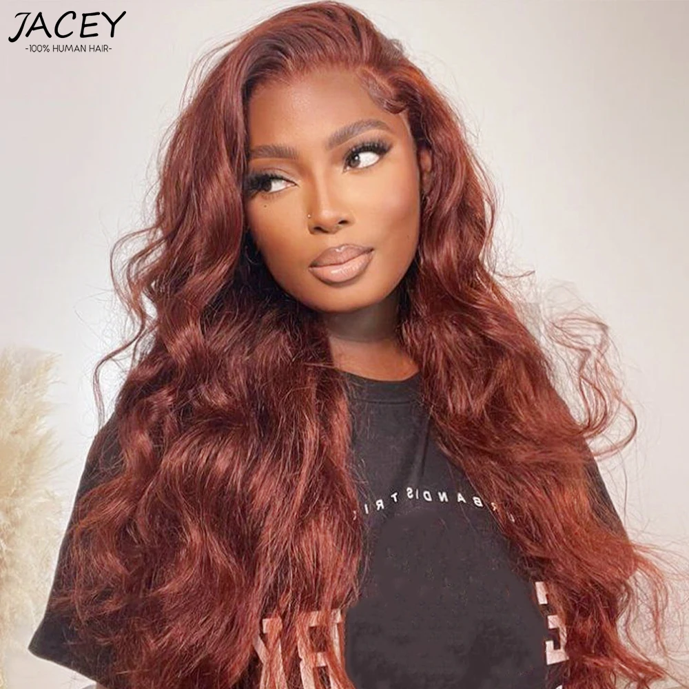 Reddish Brown 13x4 Body Wave Lace Front Wig Human Hair Pre Plucked with Baby Hair 33# Color Red 4x4 Lace Wigs 180% Density
Reddish Brown 13x4 Body Wave Lace Front Wig Human Hair Pre Plucked with Baby Hair 33# Color Red 4x4 Lace Wigs 180% Density