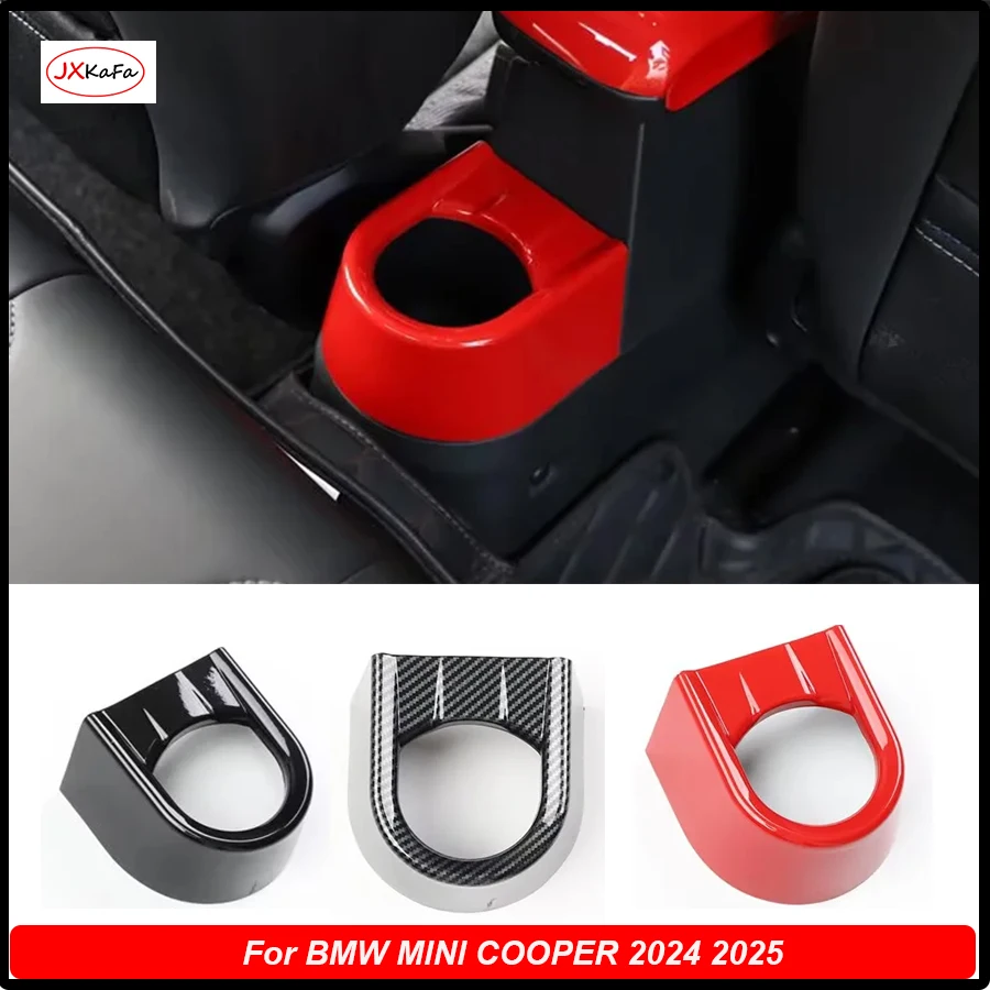 Car Rear Water Cup Holder Frame ABS Sticker For BMW MINI COOPER 2024 2025 Interior Accessory
Car Rear Water Cup Holder Frame ABS Sticker For BMW MINI COOPER 2024 2025 Interior Accessory