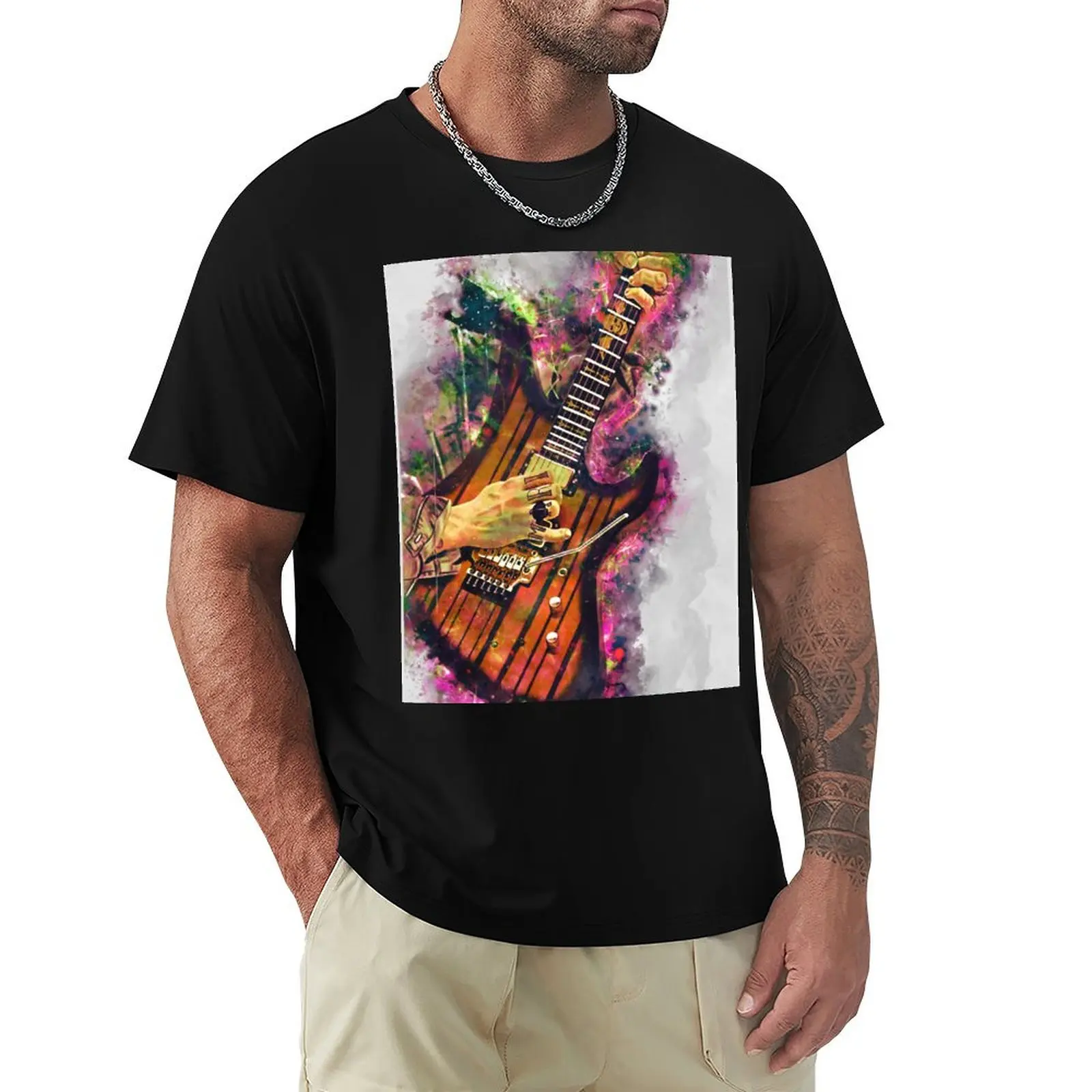 Synyster Gates's electric guitar T-Shirt Aesthetic clothing Short sleeve tee tshirts personalised heavy weight t shirts for men
Synyster Gates's electric guitar T-Shirt Aesthetic clothing Short sleeve tee tshirts personalised heavy weight t shirts for men